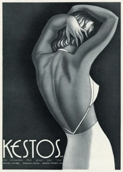 Framed Print : Advert for Kestos lingerie 1940 Framed Print : Advert for Kestos lingerie 1940