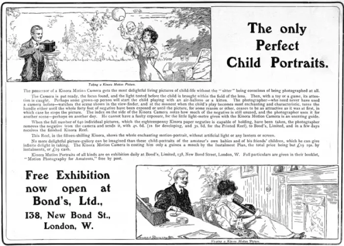 Framed Print : Advertisement for Kinora picture viewer Framed Print : Advertisement for Kinora picture viewer