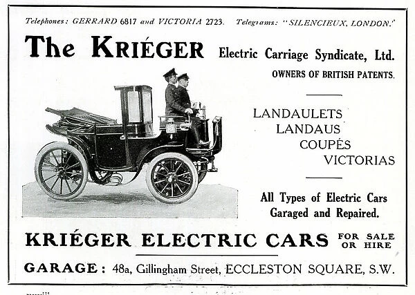 Advert, The Krieger electric car