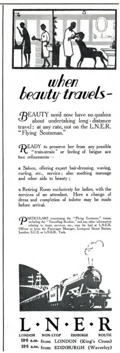 Framed Print : Advert for L. N. E. R - When Beauty Travels 1928 Framed Print : Advert for L. N. E. R - When Beauty Travels 1928