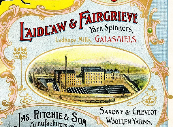 Advert, Laidlaw & Fairgrieve, Galashiels, Scotland