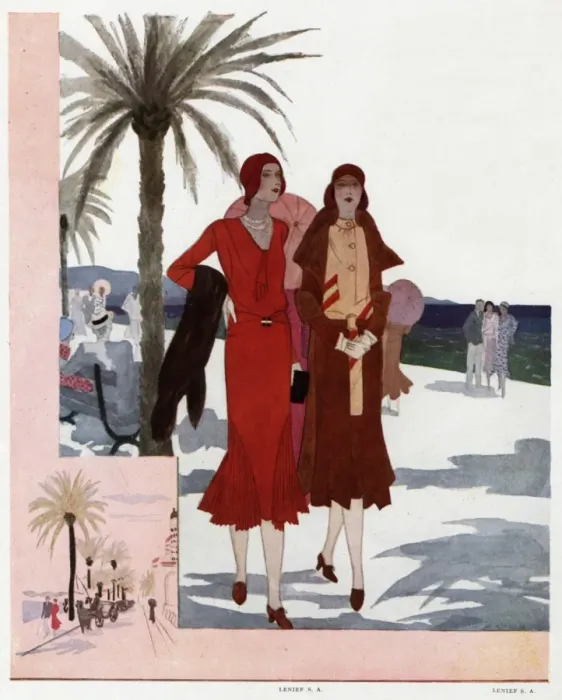 Framed Print : Advertisement for Lenief fashions Framed Print : Advertisement for Lenief fashions