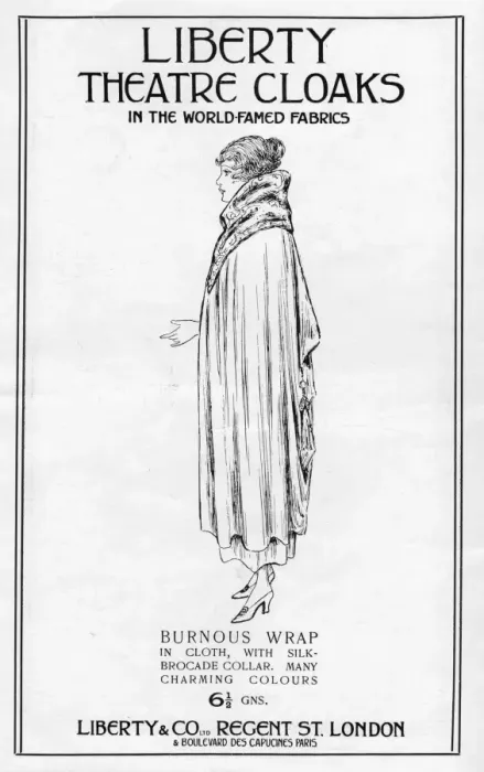Framed Print : Advert for Liberty Theatre Cloaks, 1918 Framed Print : Advert for Liberty Theatre Cloaks, 1918