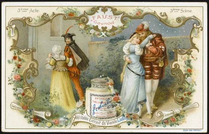 Framed Print : Advert / Liebig Beef Card Framed Print : Advert / Liebig Beef Card