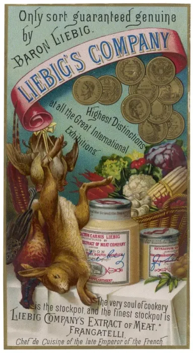 Framed Print : Advert / Liebig Beef Card Framed Print : Advert / Liebig Beef Card