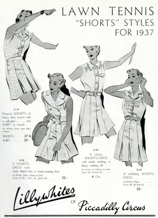 Framed Print : Advert for Lillywhites tennis clothing 1937 Framed Print : Advert for Lillywhites tennis clothing 1937