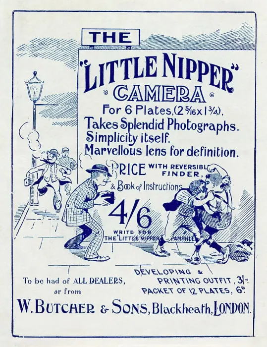 Framed Print : Advert for The Little Nipper Camera Framed Print : Advert for The Little Nipper Camera