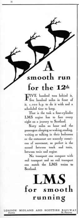 Framed Print : Advertisement for LNER - A smooth run for the 12th Framed Print : Advertisement for LNER - A smooth run for the 12th