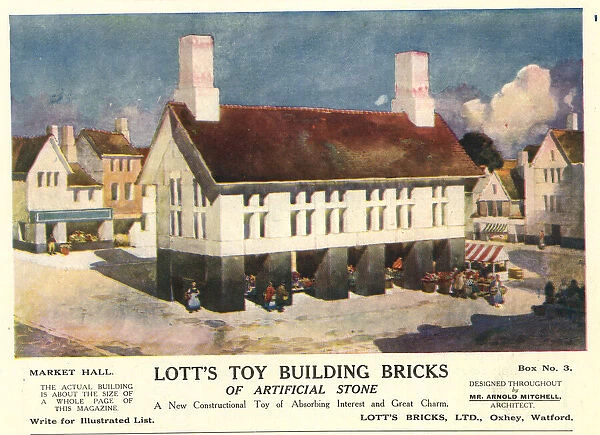 Advert, Lotts Toy Building Bricks - Market Hall