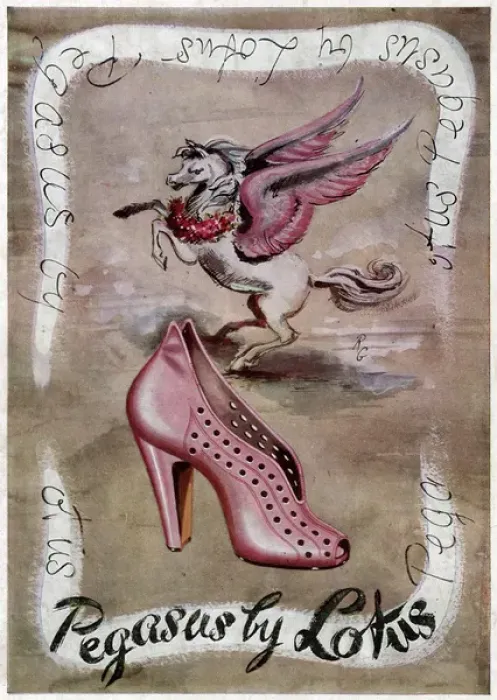 Framed Print : Advert for Lotus shoes 1948 Framed Print : Advert for Lotus shoes 1948