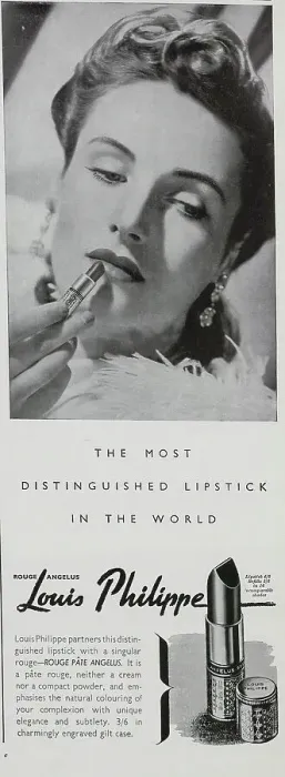 Framed Print : Advert for Louis Philippe lipstick Framed Print : Advert for Louis Philippe lipstick