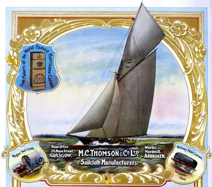 Framed Print : Advert, M C Thomson & Co Ltd, Glasgow, Scotland Framed Print : Advert, M C Thomson & Co Ltd, Glasgow, Scotland