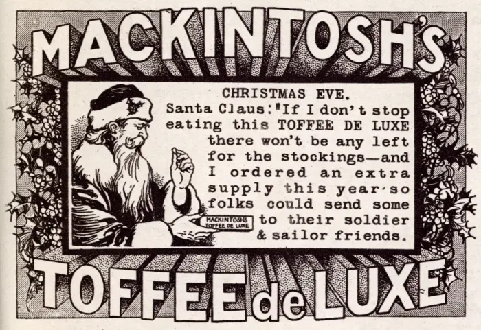 Framed Print : Advert for Mackintoshs Toffee de Luxe 1914 Framed Print : Advert for Mackintoshs Toffee de Luxe 1914