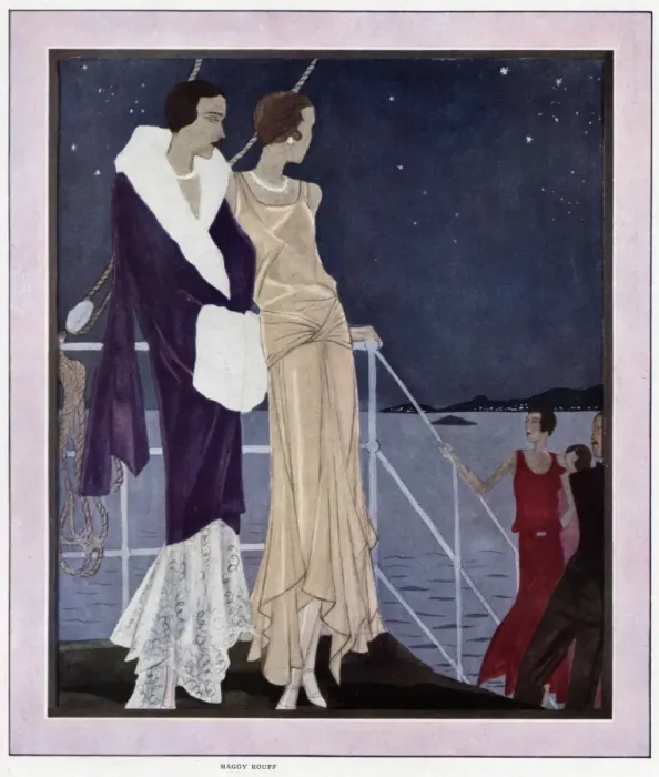 Framed Print : Advertisement for Maggy Rouff fashions Framed Print : Advertisement for Maggy Rouff fashions