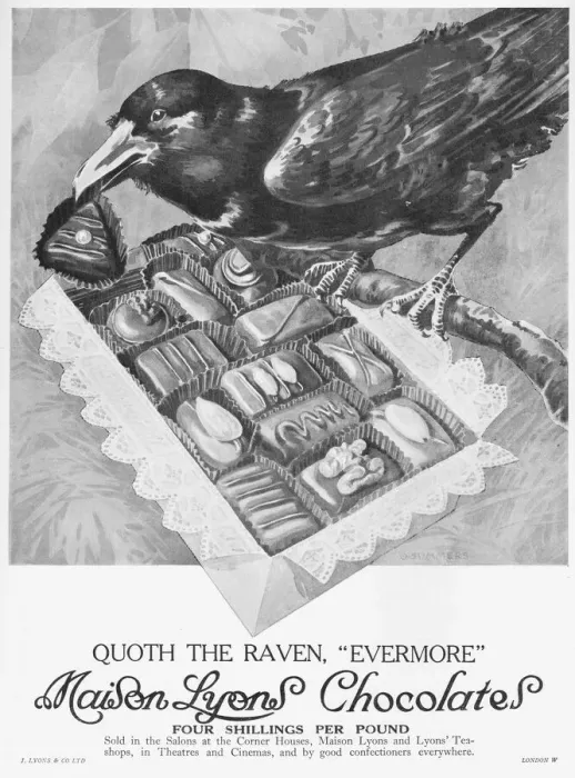 Framed Print : Advert for Maison Lyons chocolate, 1925 Framed Print : Advert for Maison Lyons chocolate, 1925