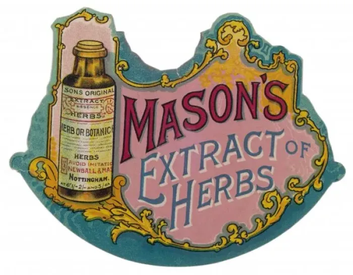 Framed Print : Advert / Masons Extract Framed Print : Advert / Masons Extract