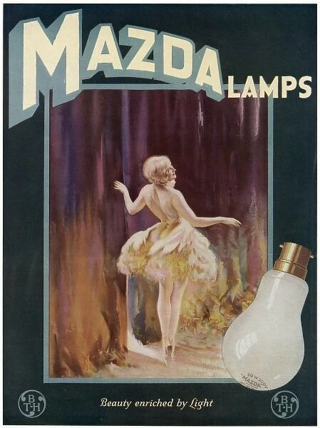 Swap Playing Cards  2 VINT  BALLET  DANCERS  MAZDA  LAMPS  ADVERTS  G5  LADIES 
