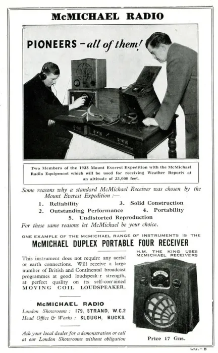 Framed Print : Advert, McMichael Radio Framed Print : Advert, McMichael Radio