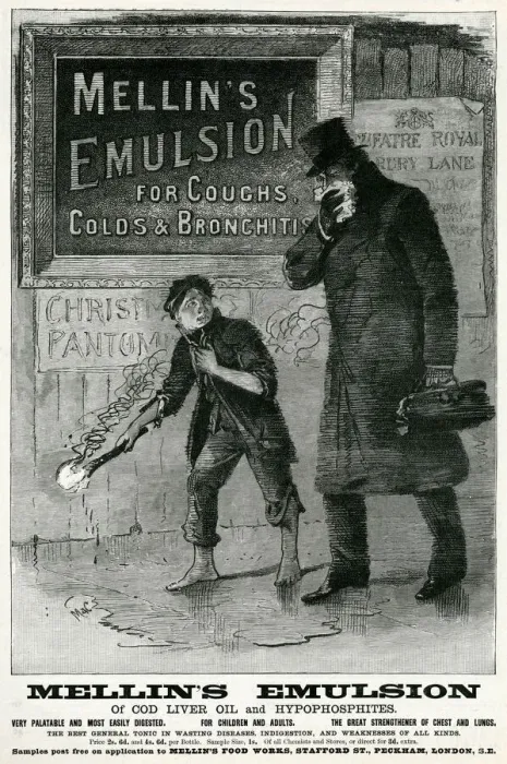 Framed Print : Advert for Mellins Emulsion 1895 Framed Print : Advert for Mellins Emulsion 1895