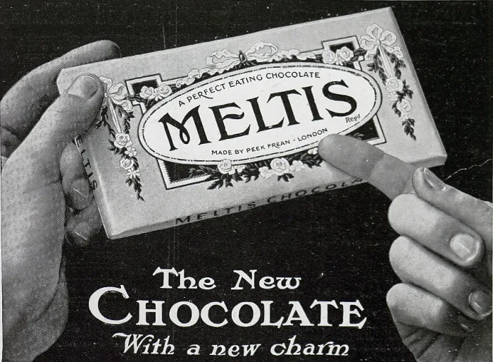 Framed Print : Advert - Melti's chocolate Framed Print : Advert - Melti's chocolate