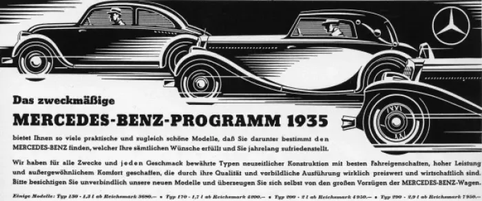 Framed Print : Ad for Mercedes Framed Print : Ad for Mercedes