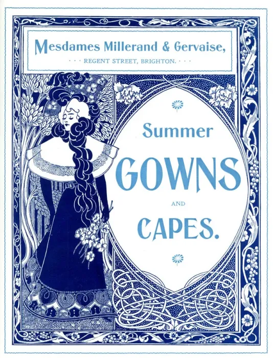 Framed Print : Advert, Mesdames Millerand & Gervaise Framed Print : Advert, Mesdames Millerand & Gervaise