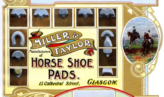 Framed Print : Advert, Miller & Taylor, Cathedral Street, Glasgow, Scotland Framed Print : Advert, Miller & Taylor, Cathedral Street, Glasgow, Scotland