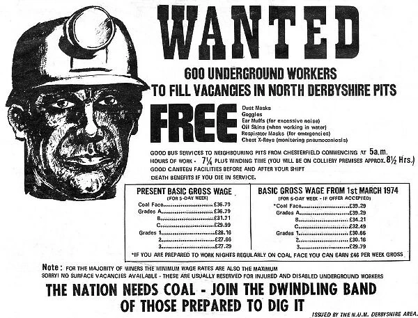 Advertisement for Miners