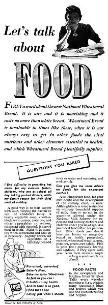 Advert for The Ministry of Food 1941
