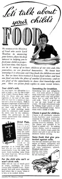 Framed Print : Advert for the Ministry of Food 1941 Framed Print : Advert for the Ministry of Food 1941