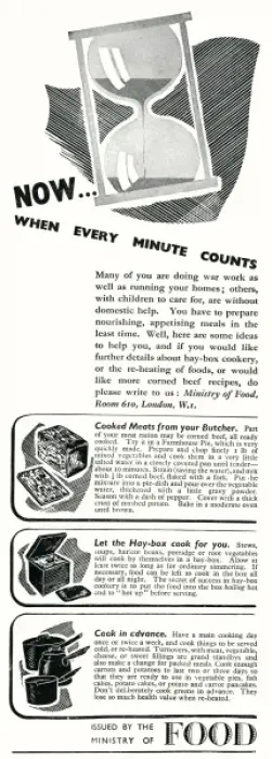 Framed Print : Advert for the Ministry of Food 1942 Framed Print : Advert for the Ministry of Food 1942
