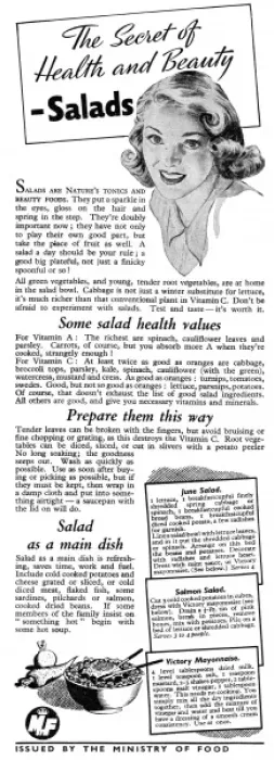 Framed Print : Advert for the Ministry of Food 1943 Framed Print : Advert for the Ministry of Food 1943