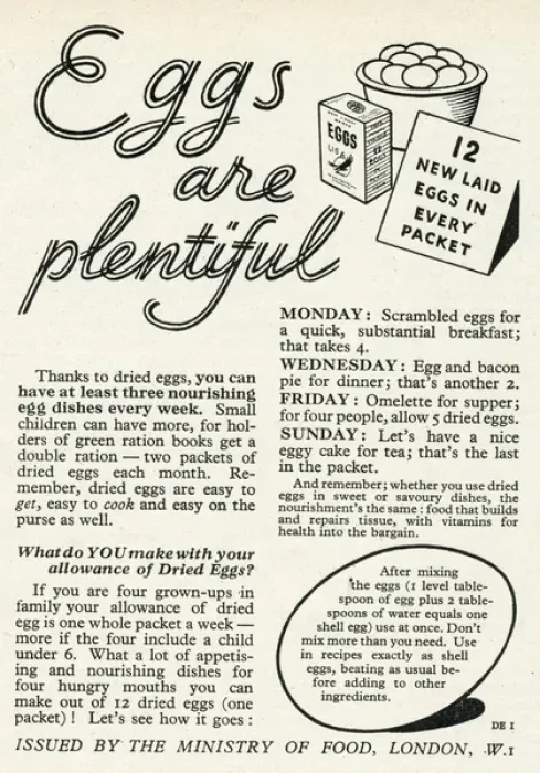 Framed Print : Advert for the Ministry of Food 1944 Framed Print : Advert for the Ministry of Food 1944