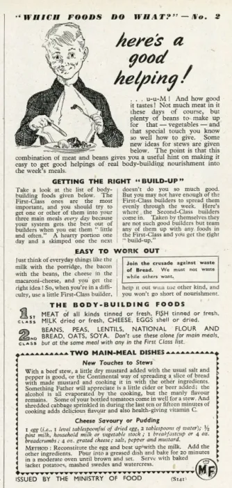 Framed Print : Advert for the Ministry of Food 1946 Framed Print : Advert for the Ministry of Food 1946