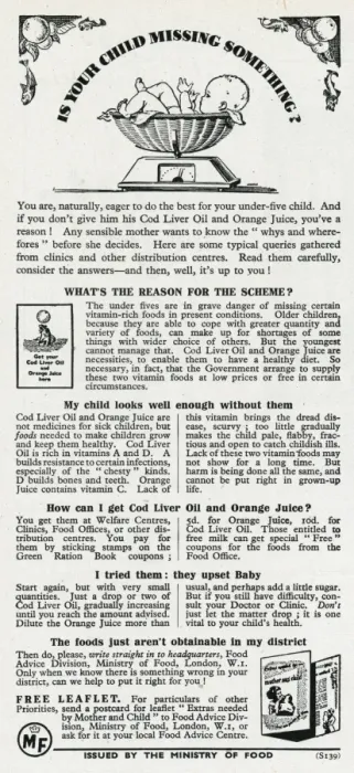 Framed Print : Advert for the Ministry of Food 1946 Framed Print : Advert for the Ministry of Food 1946