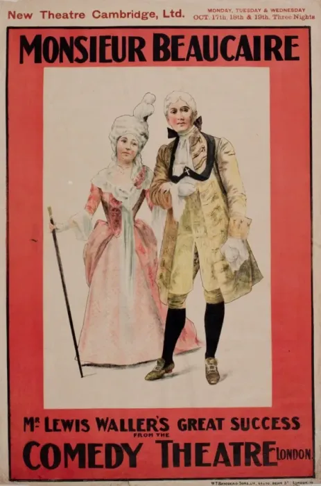 Framed Print : Advertisement for Monsieur Beaucaire, Comedy Theatre Framed Print : Advertisement for Monsieur Beaucaire, Comedy Theatre