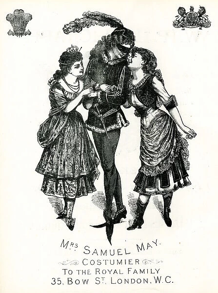 Advertisement, Mrs Samuel May, Costumier