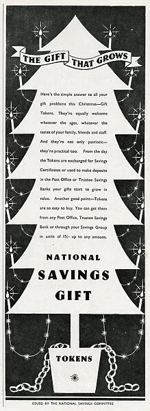 Advert for the National Savings Committee 1942