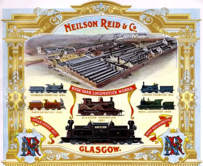 Framed Print : Advert, Neilson Reid & Co, Locomotive Trains, Glasgow Framed Print : Advert, Neilson Reid & Co, Locomotive Trains, Glasgow