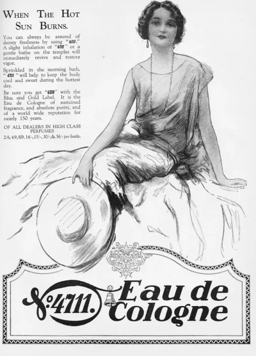 Framed Print : Advert for no4711 Eau de Cologne, 1926 Framed Print : Advert for no4711 Eau de Cologne, 1926