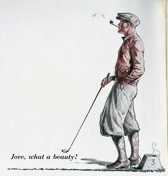 Advert for North British Golf Balls (made in Edinburgh). Date: 1932