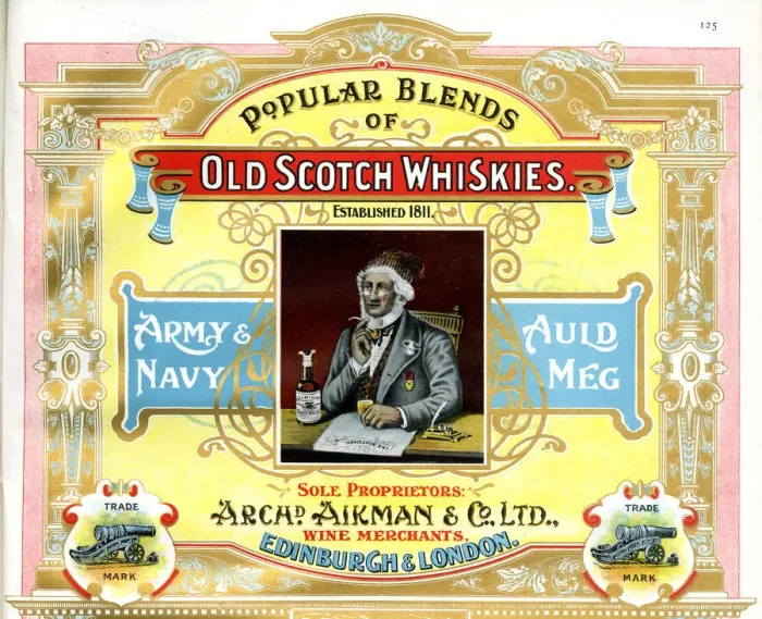Framed Print : Advert, Old Scotch Whiskies, Edinburgh, Scotland Framed Print : Advert, Old Scotch Whiskies, Edinburgh, Scotland