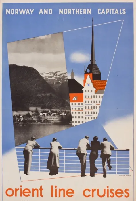 Framed Print : Advertisement for Orient Line Cruises Framed Print : Advertisement for Orient Line Cruises