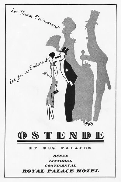 Advert for Ostende, 1930