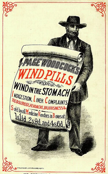 Advert, Page Woodcock's Wind Pills
