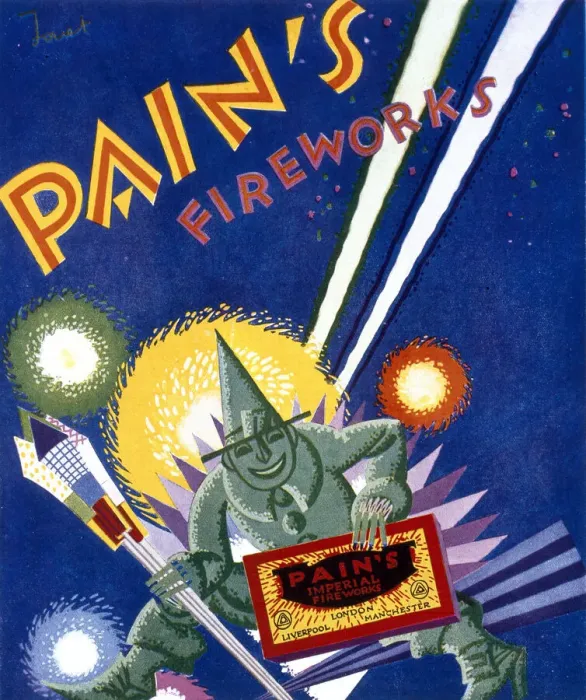 Framed Print : Advert, Pains Fireworks Framed Print : Advert, Pains Fireworks