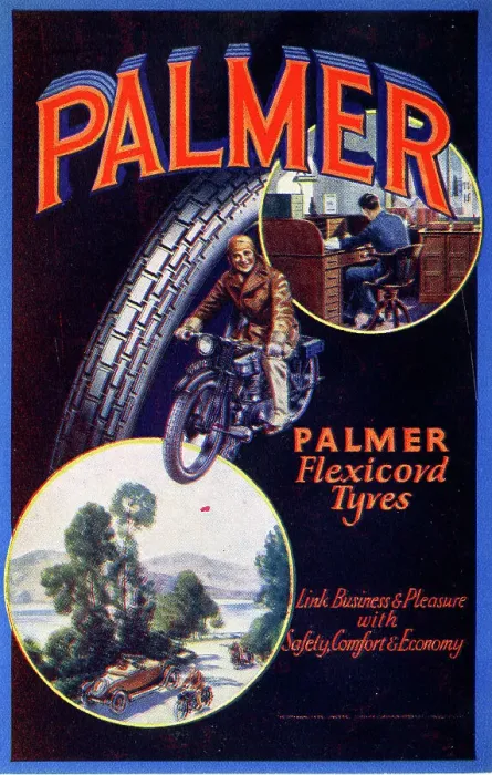 Framed Print : Advert, Palmer Flexicord Tyres Framed Print : Advert, Palmer Flexicord Tyres