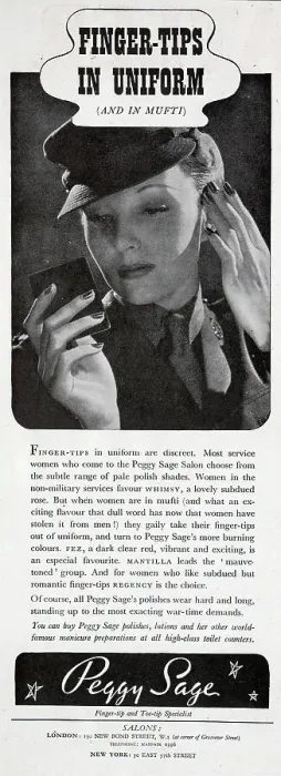 Framed Print : Advert for Peggy Sage Framed Print : Advert for Peggy Sage