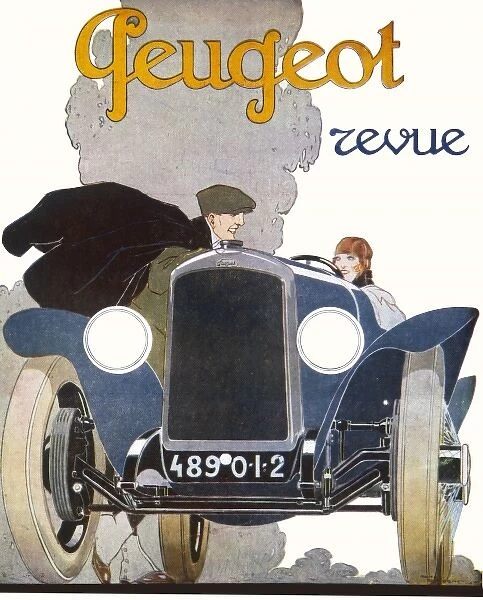 Advertisement for a Peugeot