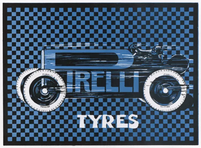 Framed Print : Advertisement - Pirelli Tyres Framed Print : Advertisement - Pirelli Tyres